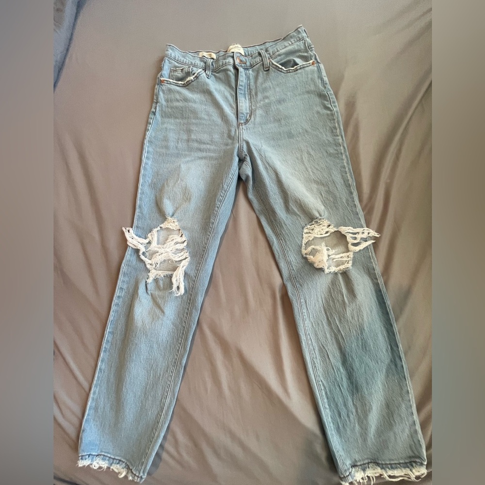Light wash TARGET ripped jeans LARGE vintage